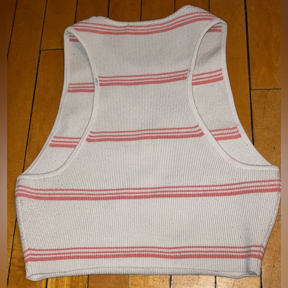 Striped halter crop top - Picture 5 of 8